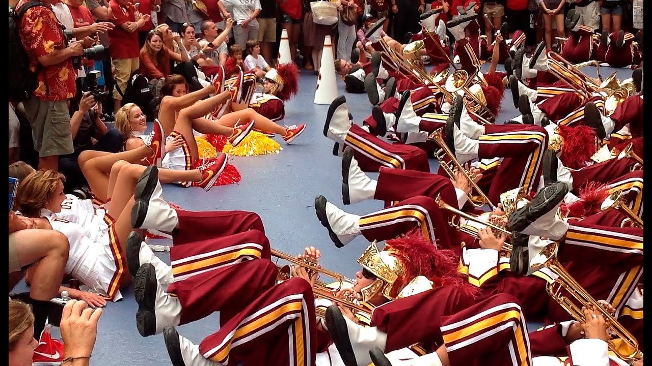 USC Trojan Marching Band in New York City's Times Square (part 3)