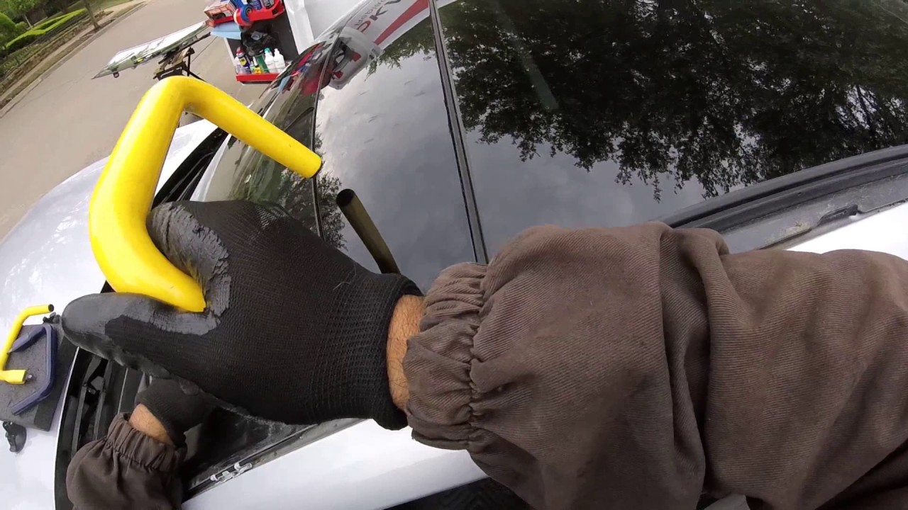 mercedez s550 2015 windshield replacement (instalacion de parabrisas)