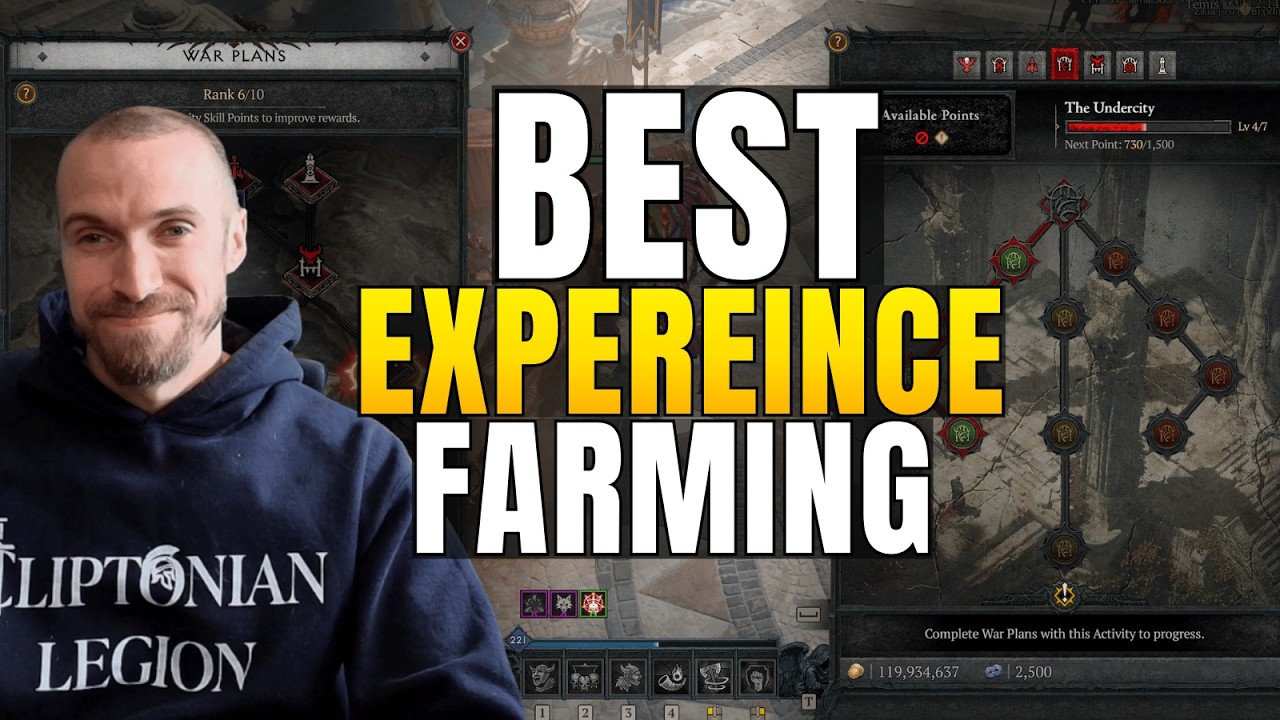The BEST Experience Farms In Diablo 4 Season 13!