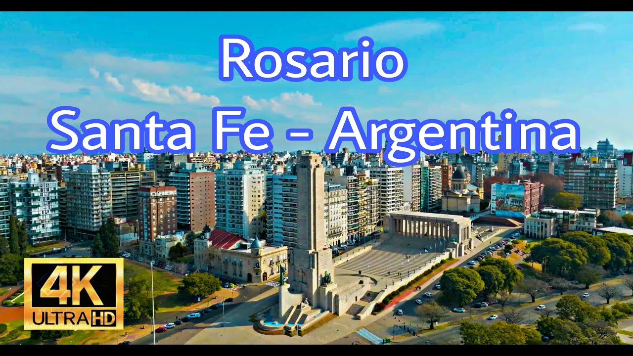 Rosario-Monumento a la Bandera-Parque Independencia Drone 4K