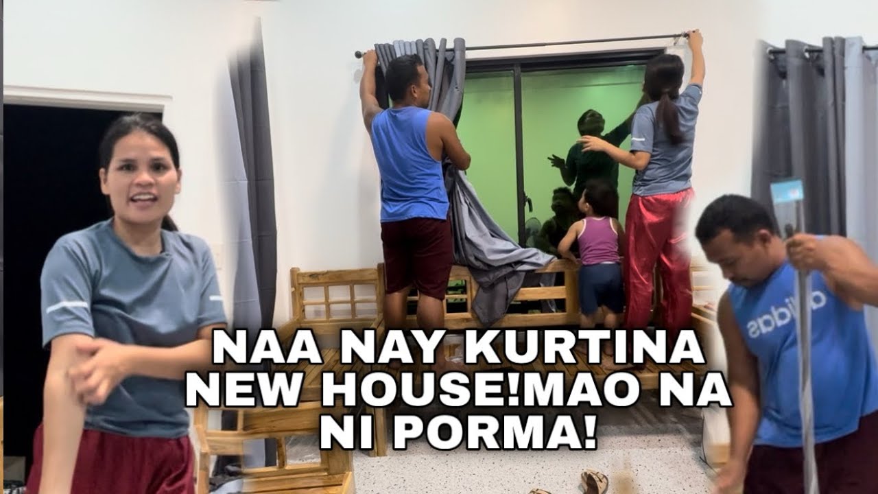 NAGTAOD NAMI KURTINA SA NEW HOUSE! Florame Boholana