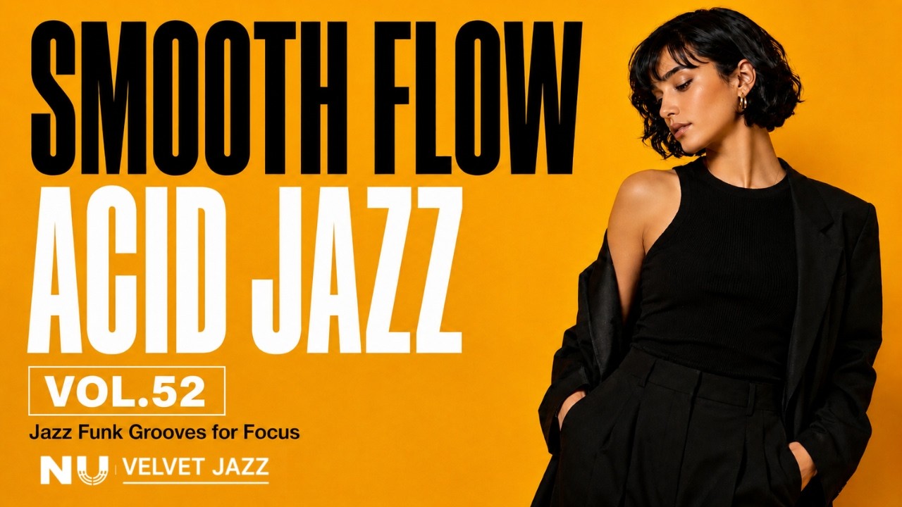 Smooth Flow Acid Jazz Flow 🎧 Jazz Funk Grooves for Work, Study & Focus [Vol.52]