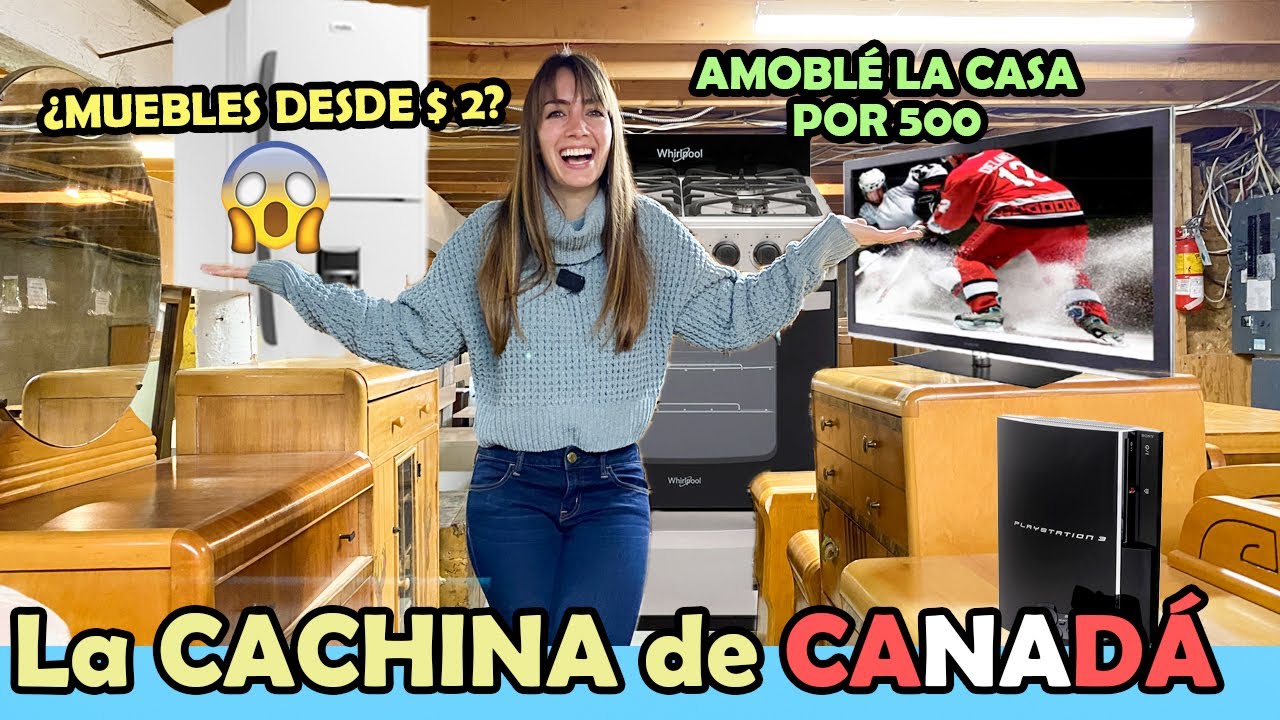 ¿Muebles a 2 dólares? 😱💵 Para NUEVOS INMIGRANTES en CANADÁ 🇨🇦
