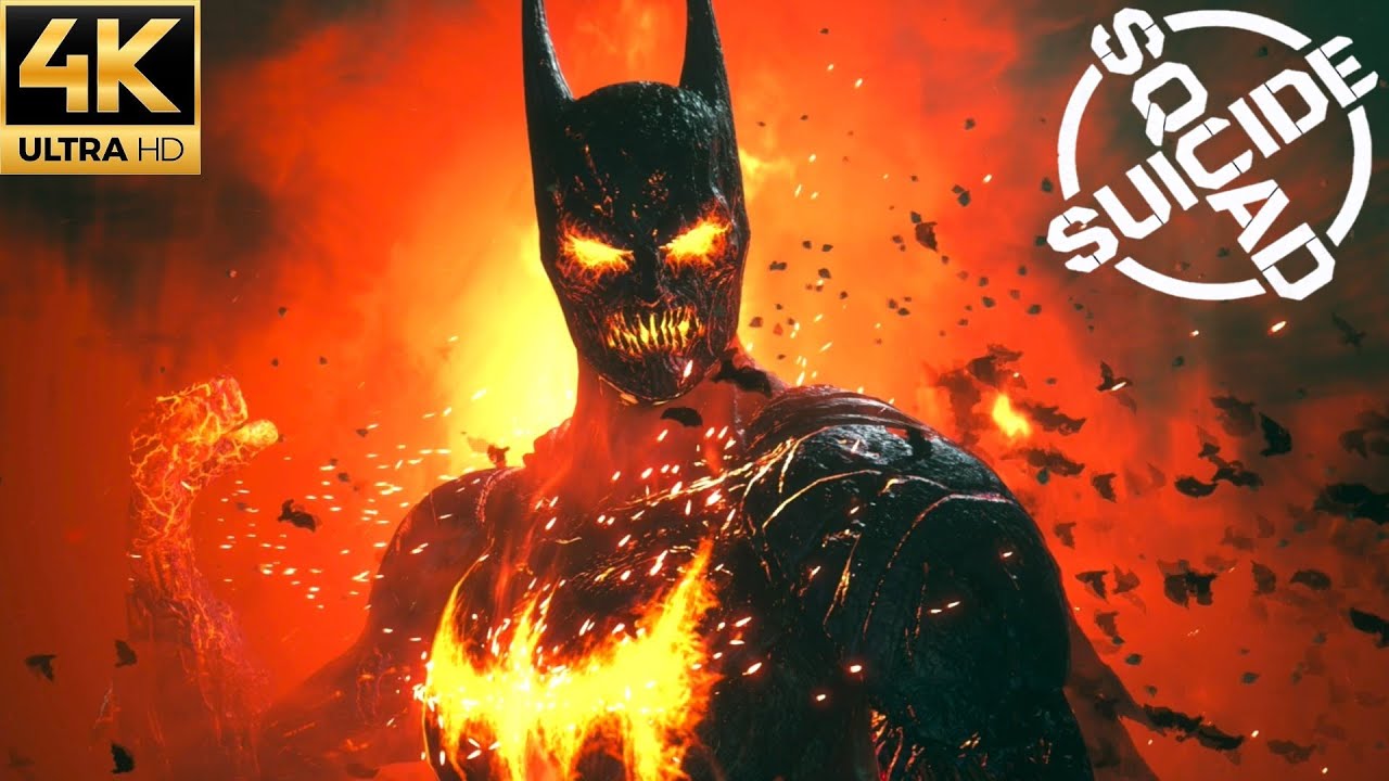 Suicide Squad: Kill The Justice League - Batman Boss Fight (4K 60FPS)