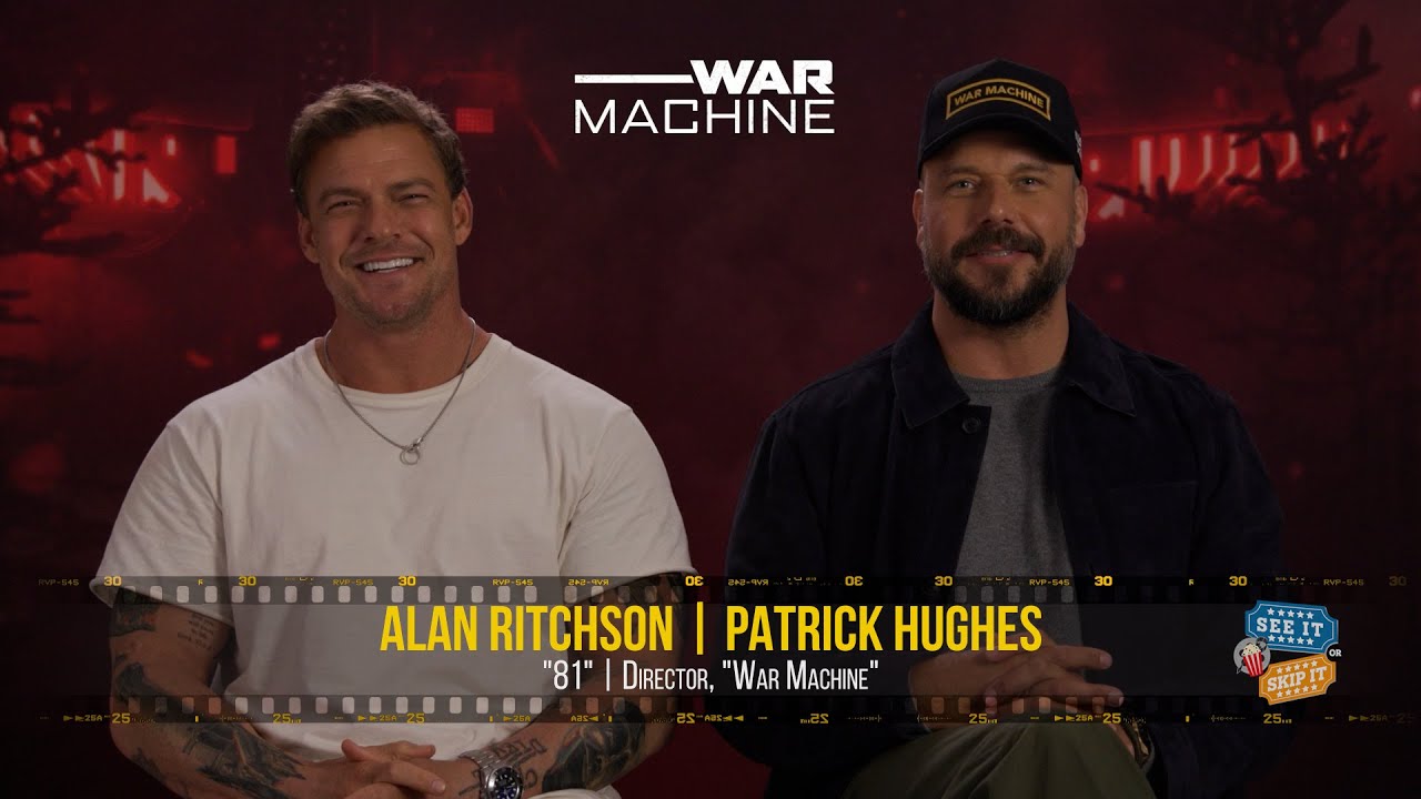 Alan Ritchson Talks Action, Vulnerability & Survival in &ldquo;War Machine&rdquo;
