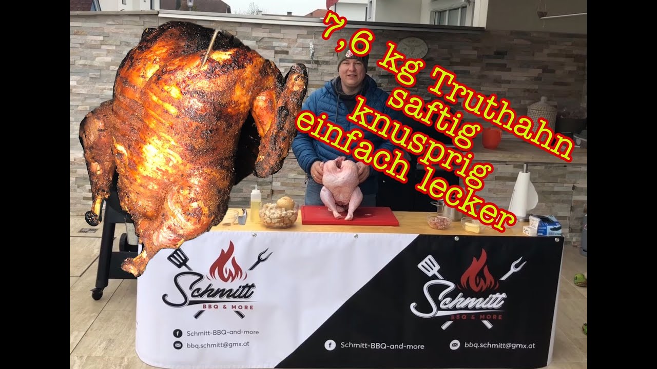 Gefüllter 7,6 kg Truthahn 🦃vom Smoker