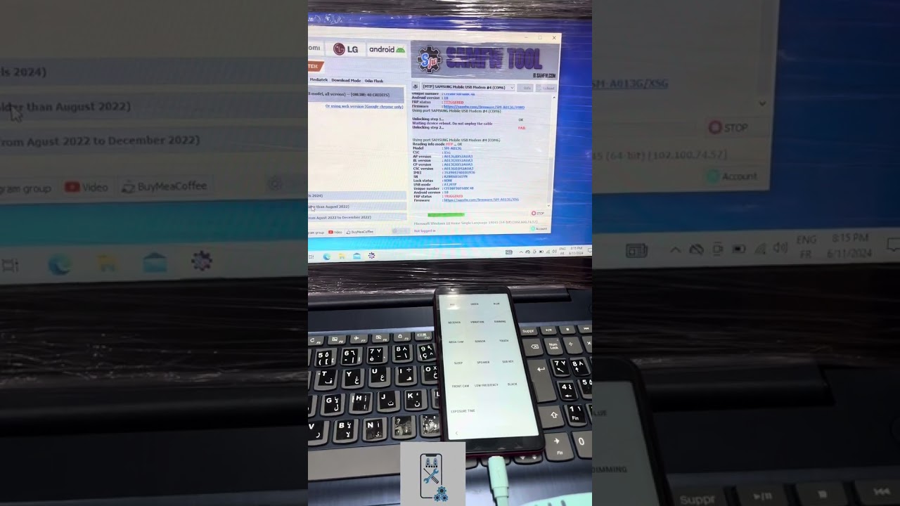 Samsung M01 Core A01 Core Frp Remove Samfw tool 2024