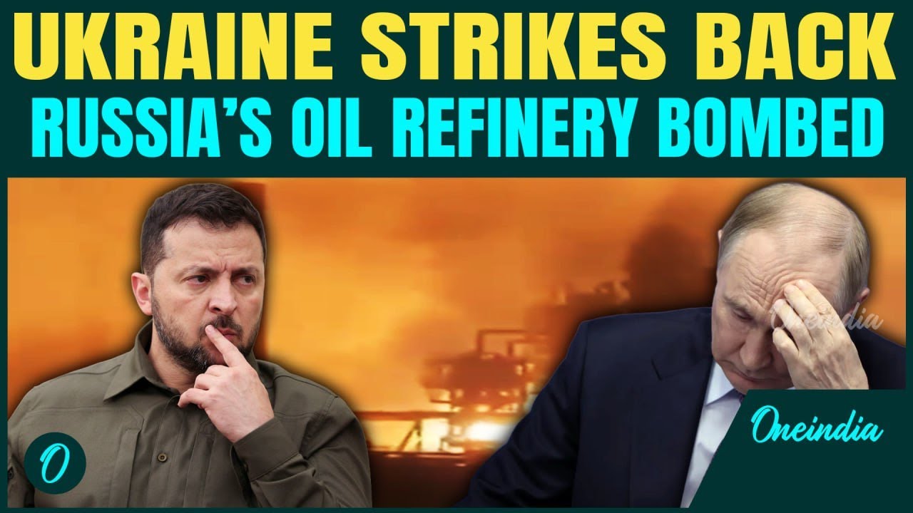 Zelensky PUNISHES Putin | Russia&rsquo;s Ryazan Oil Refinery BLOWN-UP in suspected Ukrainian Drone Attack