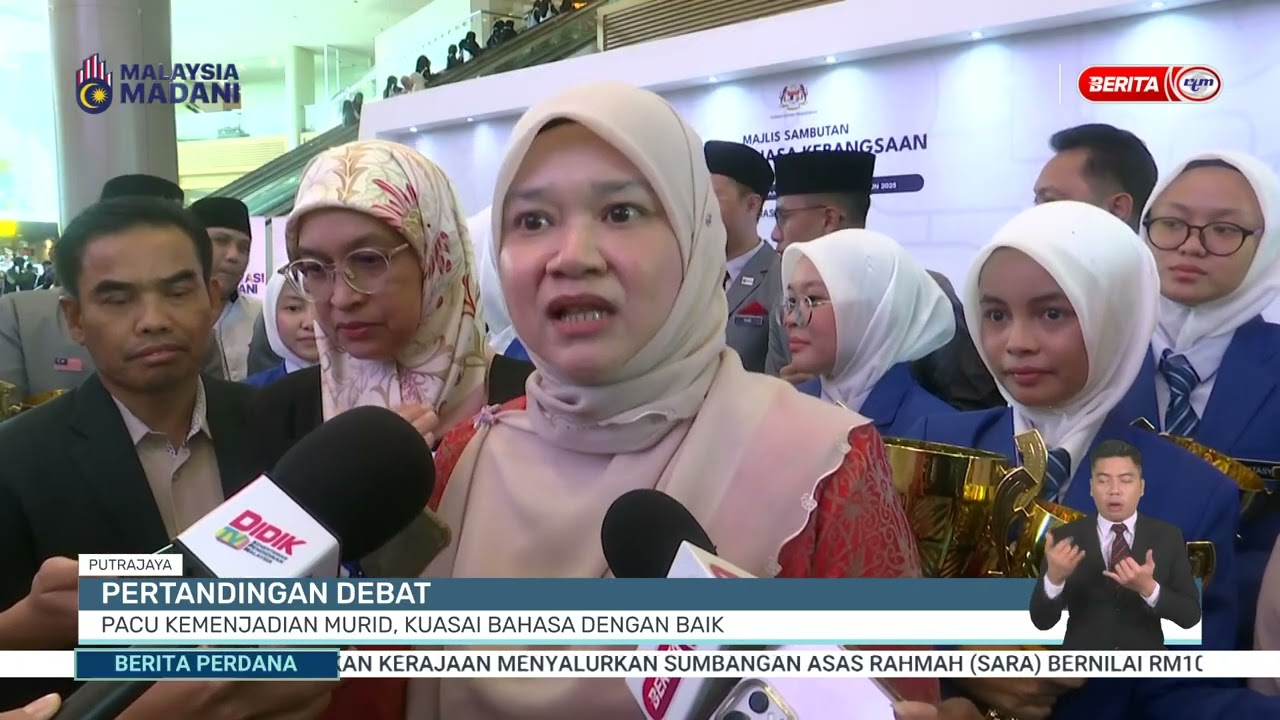 22 SEPT 2025 -BERITA PERDANA- PERTANDINGAN DEBAT: PACU KEMENJADIAN MURID, KUASAI BAHASA DENGAN BAIK