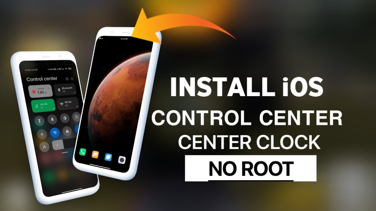 MIUI Center Clock Mod &ndash; iOS look for your Xiaomi phone | CONTROL CENTER [ NO ROOT ]