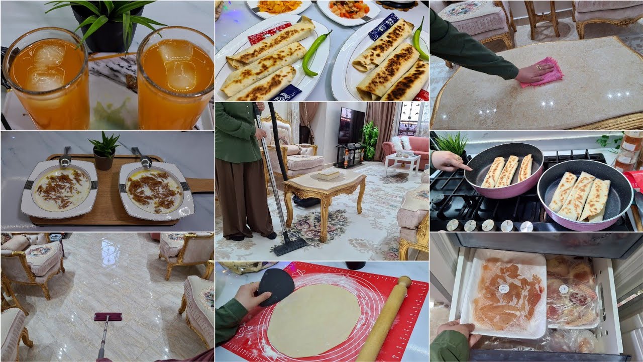 الروتين دا لمحبين الحياه والطاقه الايجابيه🌿🌻تنظيف _ تلميع _ تطهير = ام راضيه عن يومها ونفسها 💪