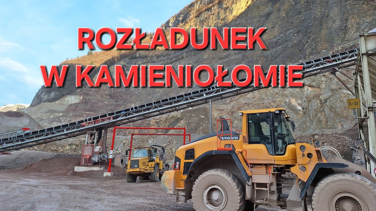 ROZŁADUNEK W KAMIENIOŁOMIE SAINT - JEOIRE