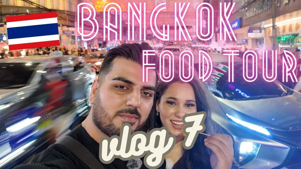 Hila Cant Handle The Smell I Hila & Massi Vlogs I Vlog 7 I بوی  شهر تایلند بالای هیله جان خوب نخورده
