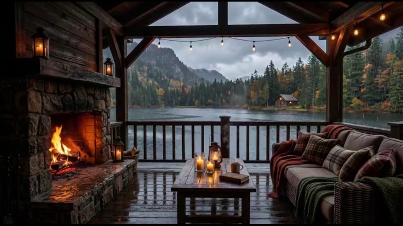 Heavy Rain Sounds with Relaxing Music 🌧️ Instant Stress Relief and Deep Relaxation