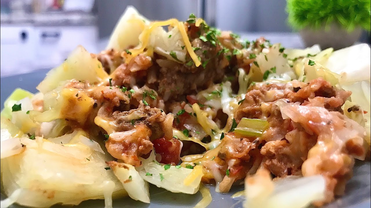 CHEAP & HEALTHY: CABBAGE 🥬 ROLL CASSEROLE!