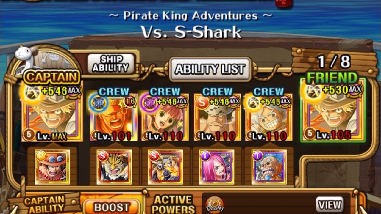 [OPTC] PKA Vs S-Shark 100+  Easy