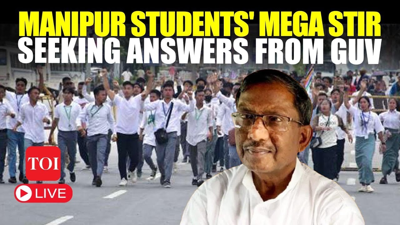 Manipur On Boil: Hundreds Of Students Gather At IMA Market In Imphal; Seek Answers From Governor