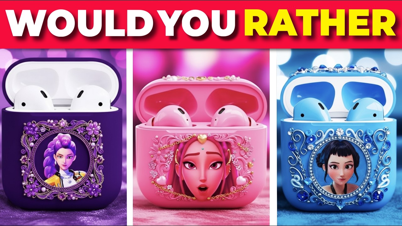 Would You Rather...? Choose 💜 Purple 🩷 Pink or 💙 Blue