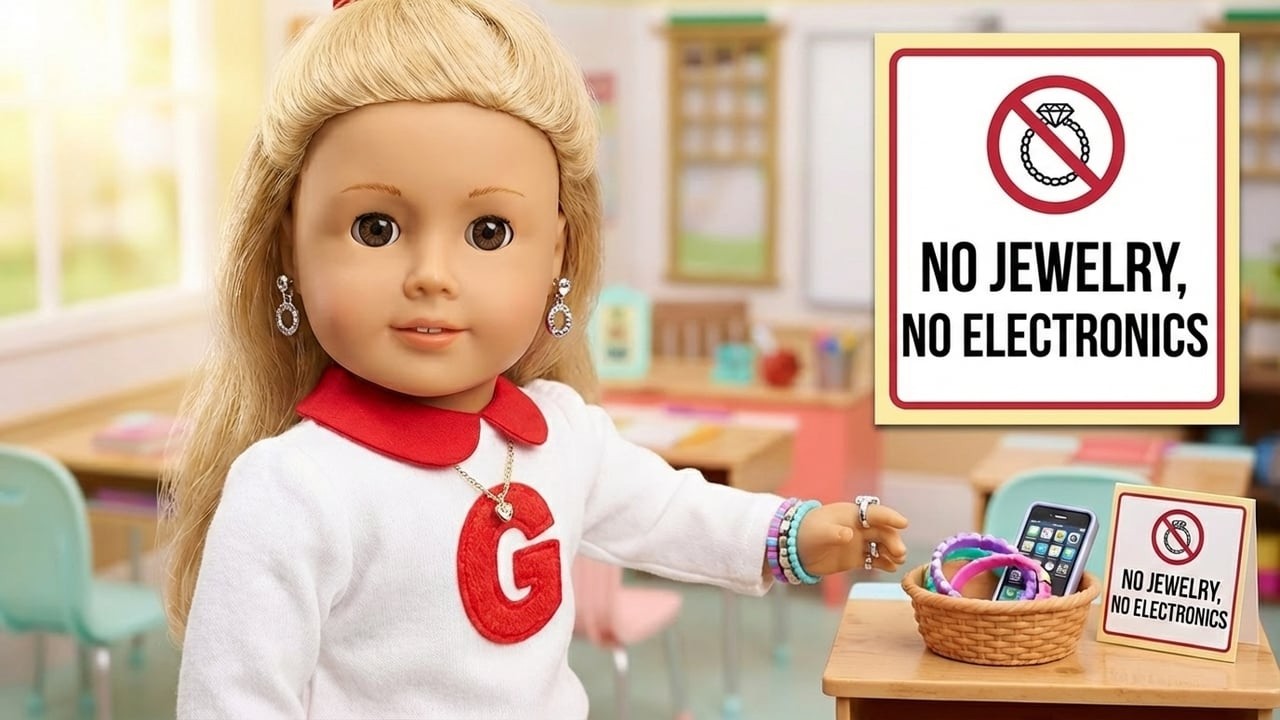 Teacher's Classroom Rules in Doll School - Kids Learn What's Not Allowed