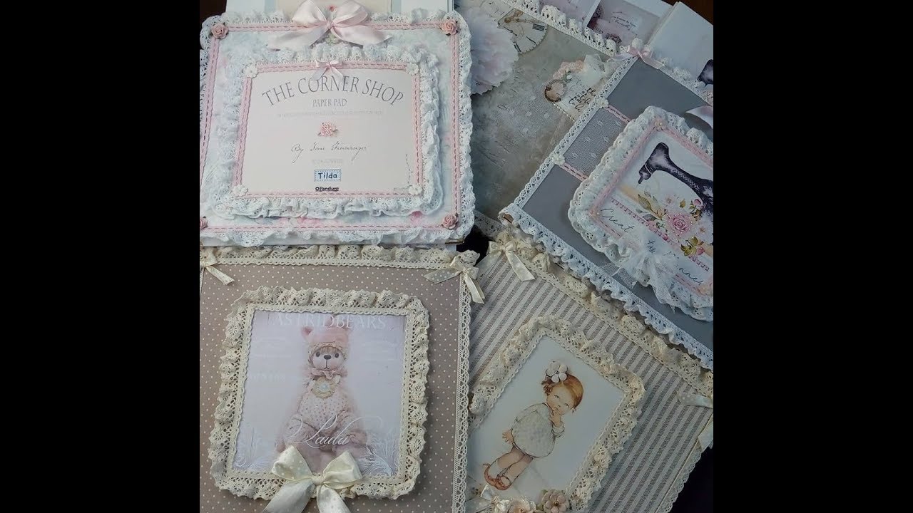 Présentation recyclage des pochettes photos lin , canvas etc...