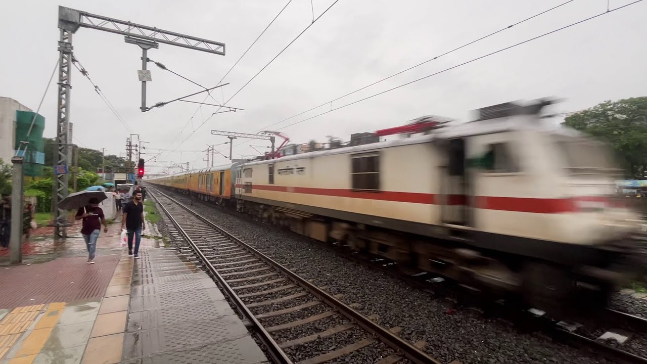 Monsoon Mania 2024 Part-3 !! Flooded Gujarat and High Speed Trains Thrashing Navsari Apart !!!