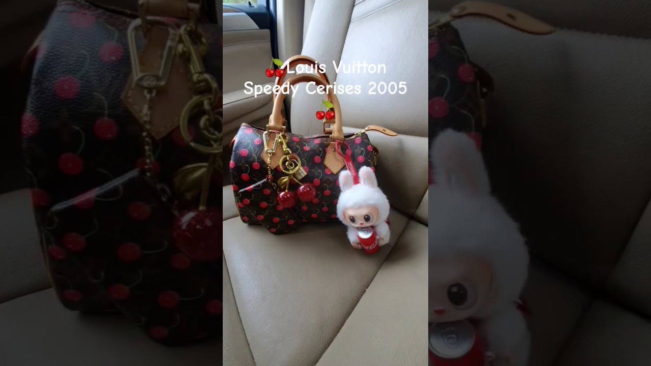 Louis Vuitton Cerises Speedy25 🍒  #80smusic #cerises #lvcerises #labubucocacola #louisvuitton