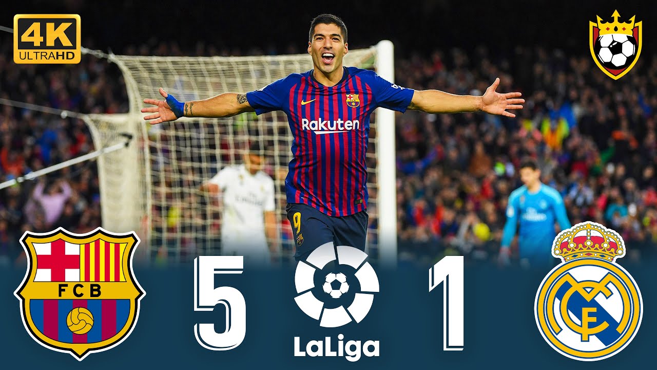 Полный обзор - «Барселона (5-1) Реал Мадрид» 🔥 ● Футбольный скандал 💥🤯 ❯ 🇪🇸 Ла Лига [2019] ❤️ | 4к
