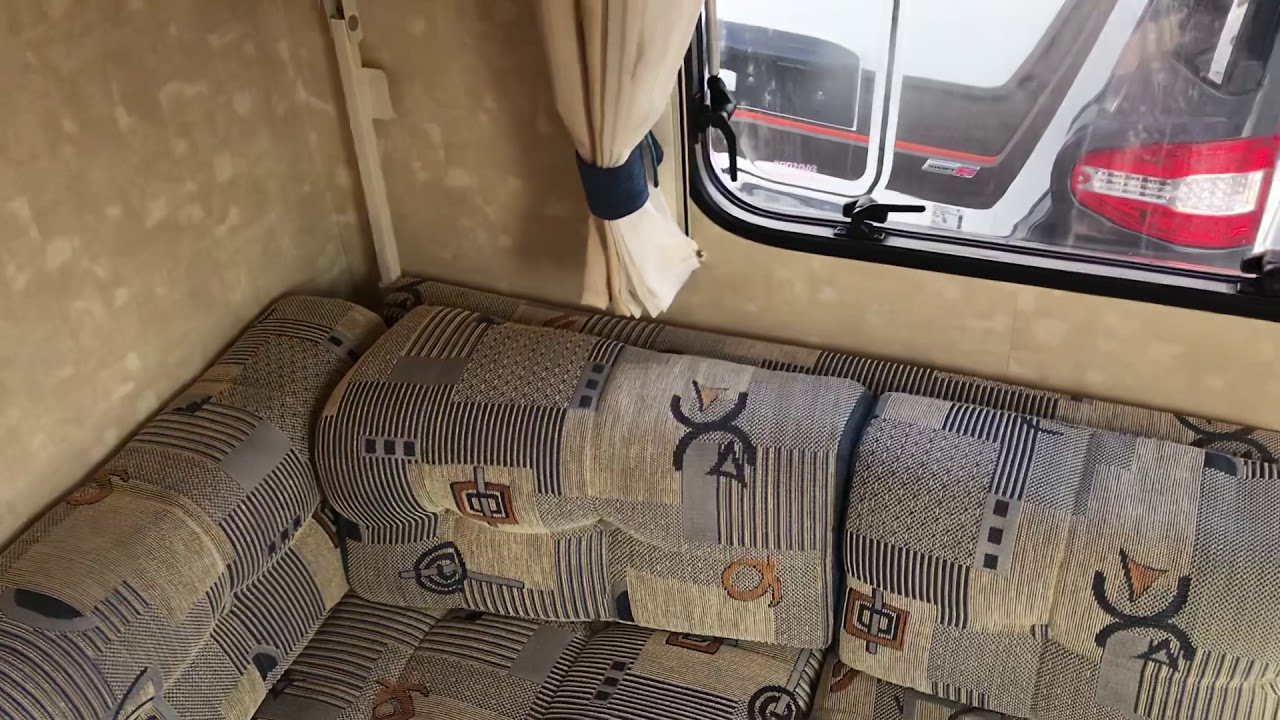 Sterling Europa 500 5 berth rear lounge mid washroom lightweight touring caravan for sale