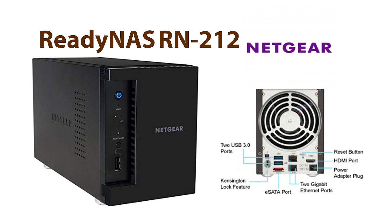 NETGEAR ReadyNAS RN212 Супер хранилище для дома и офиса