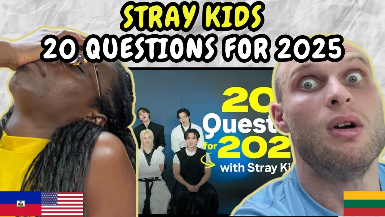 РЕАКЦИЯ Stray Kids отвечают на 20 вопросов о 2025 году | MTV