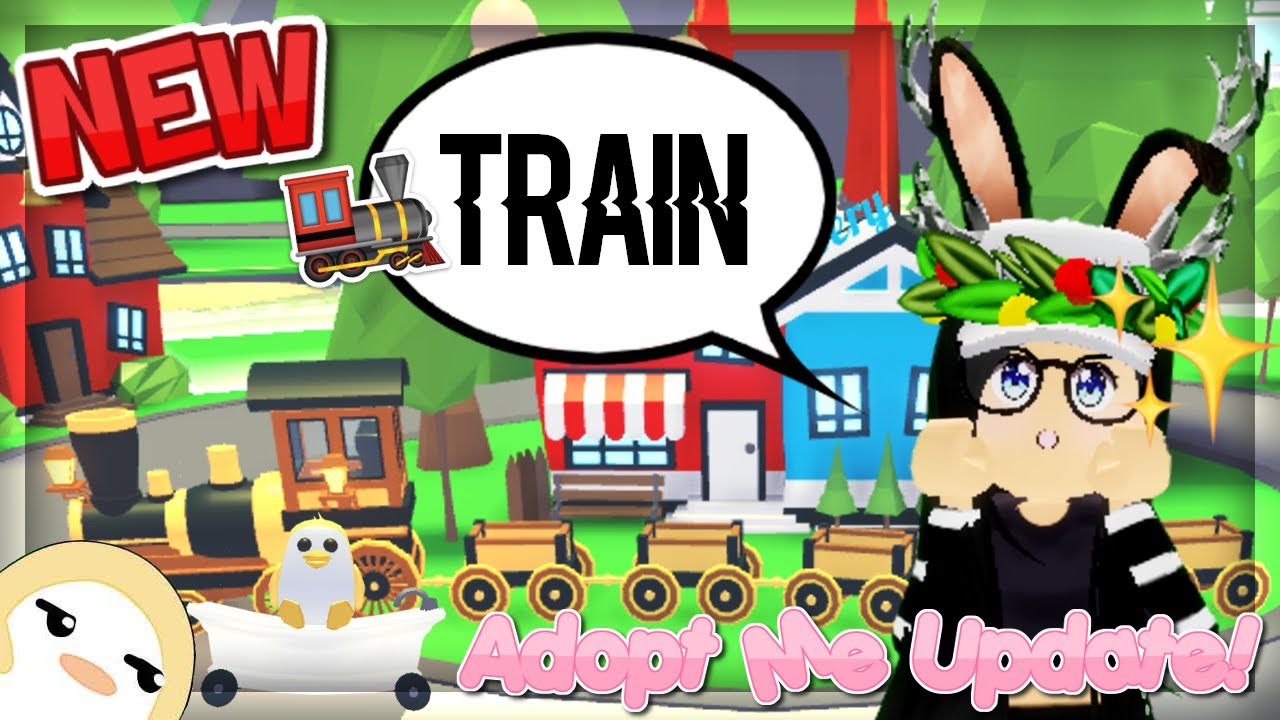Adopt Me - NEW CHOO-CHOO TRAIN! Pets Can NOW Ride In Cars Update!
