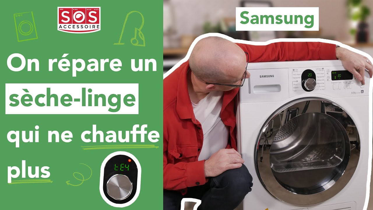 🆘 On répare un sèche-linge qui ne chauffe plus