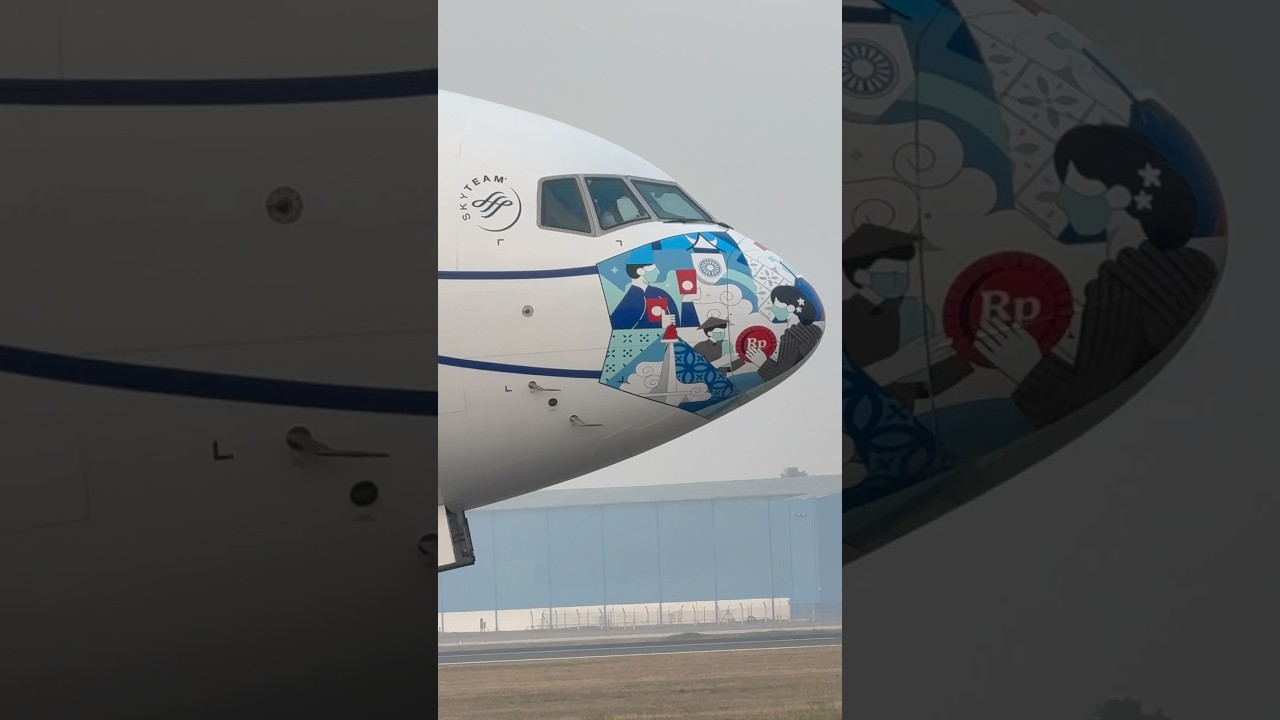 Garuda Airlines | Indonesia | #shorts #trending #viralshorts #aviation #indonesia #garuda