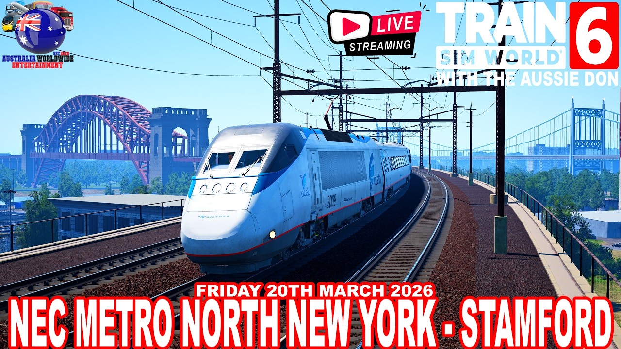 🔴LIVE | NEC Metro-North With The Aussie Don Train Sim World 6 - Friday 20th March 2026 #videogames