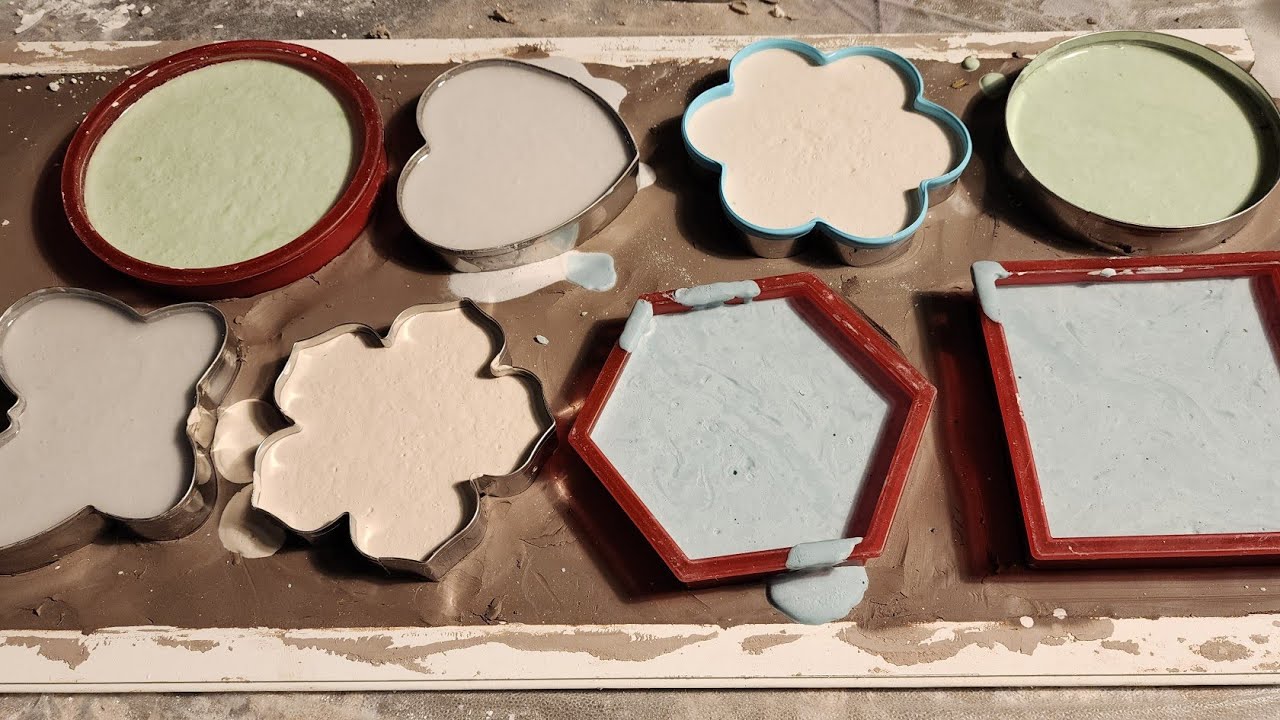 Botanical Bas Relief Plaster Artwork: Removal from Mold Part 1 of 3
