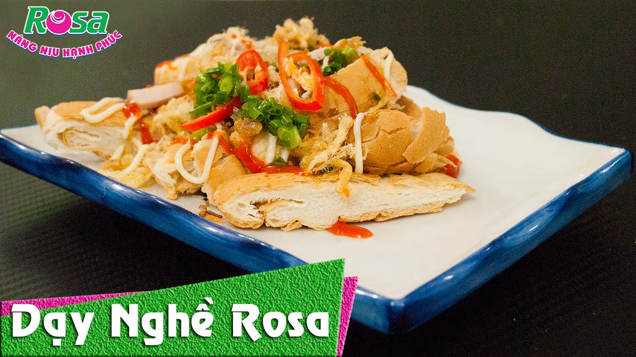 Bánh mì nướng muối ớt - Món ngon đường phố 
