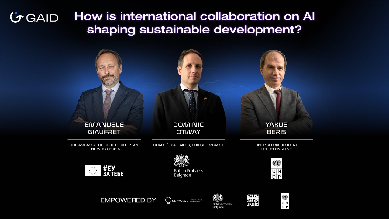 How is international collaboration on AI shaping sustainable development? | DSC Europe 24