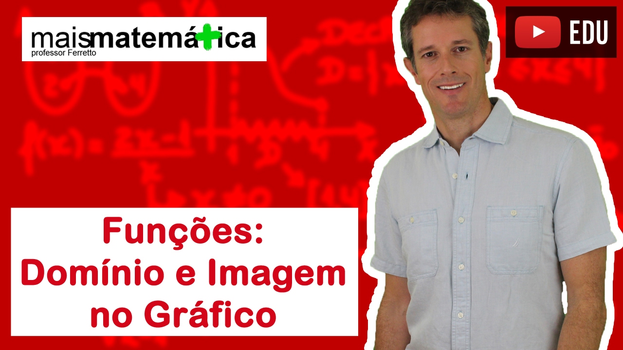 Funções: Domínio e Imagem Através do Gráfico (Aula 6 de 15)