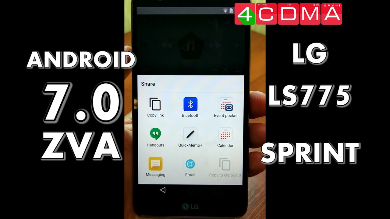 LG Stylo2 LS775 Bypass FRP Google Account | Android 7.0 |  05-2017 | Sprint ZVA