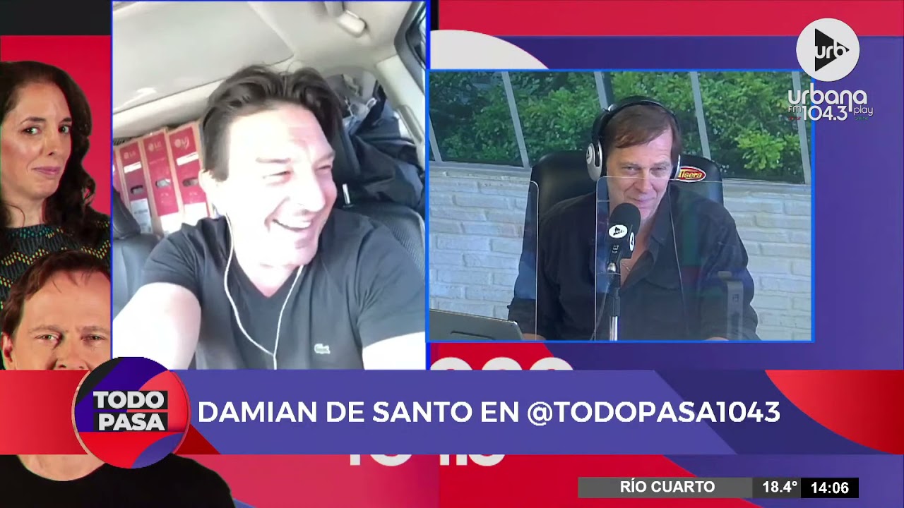 Hablamos con Dami&aacute;n De Santo en #TodoPasa | Nota completa