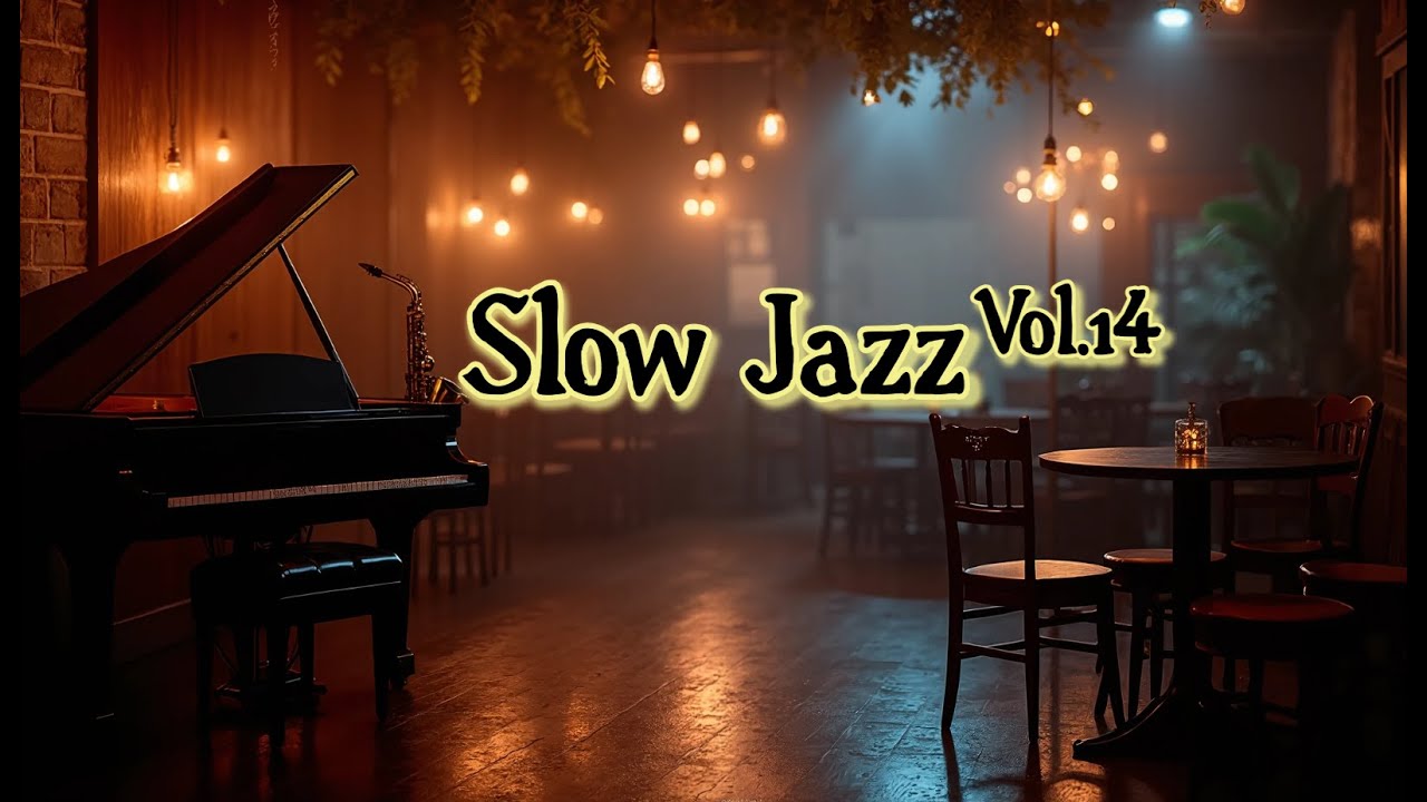 The Jazz Café 14 – Slow Jazz Piano & Sax for Calm Evenings