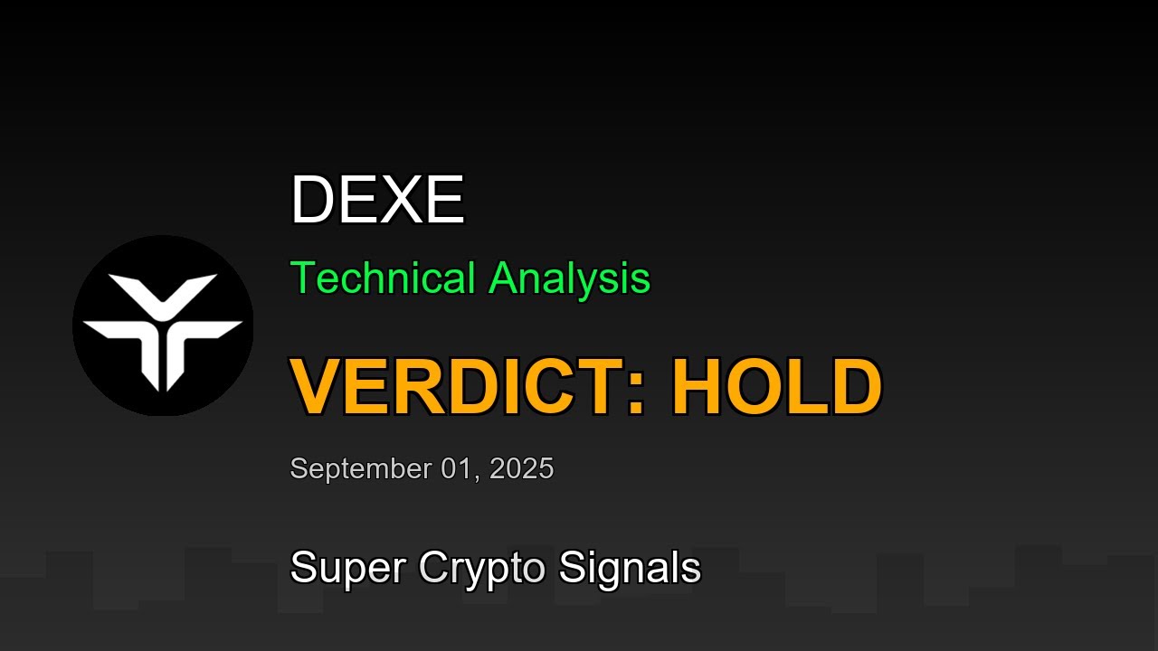 DEXE (DEXEUSDT) Signal | Buy or Sell | DEXE Technical Analysis September 01, 2025