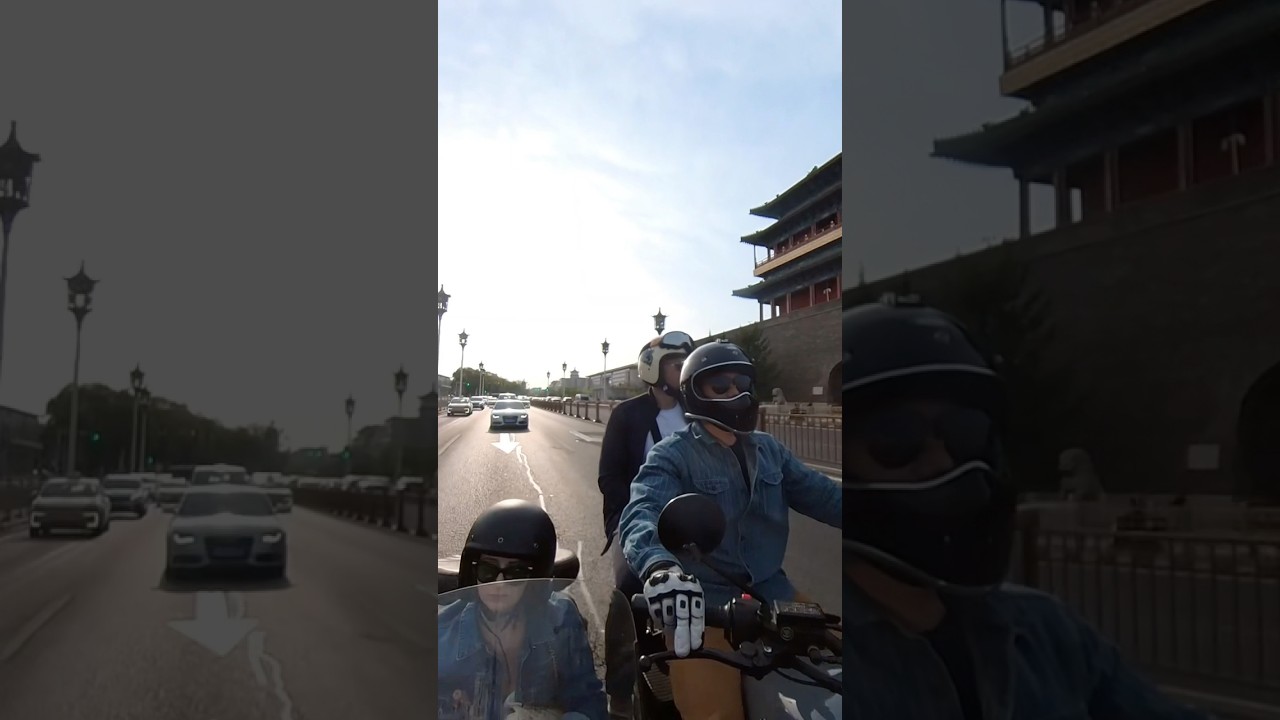 Explore the ancient history of Beijing in the sidecar!#beijingtravel #beijingtrip #chinatravel