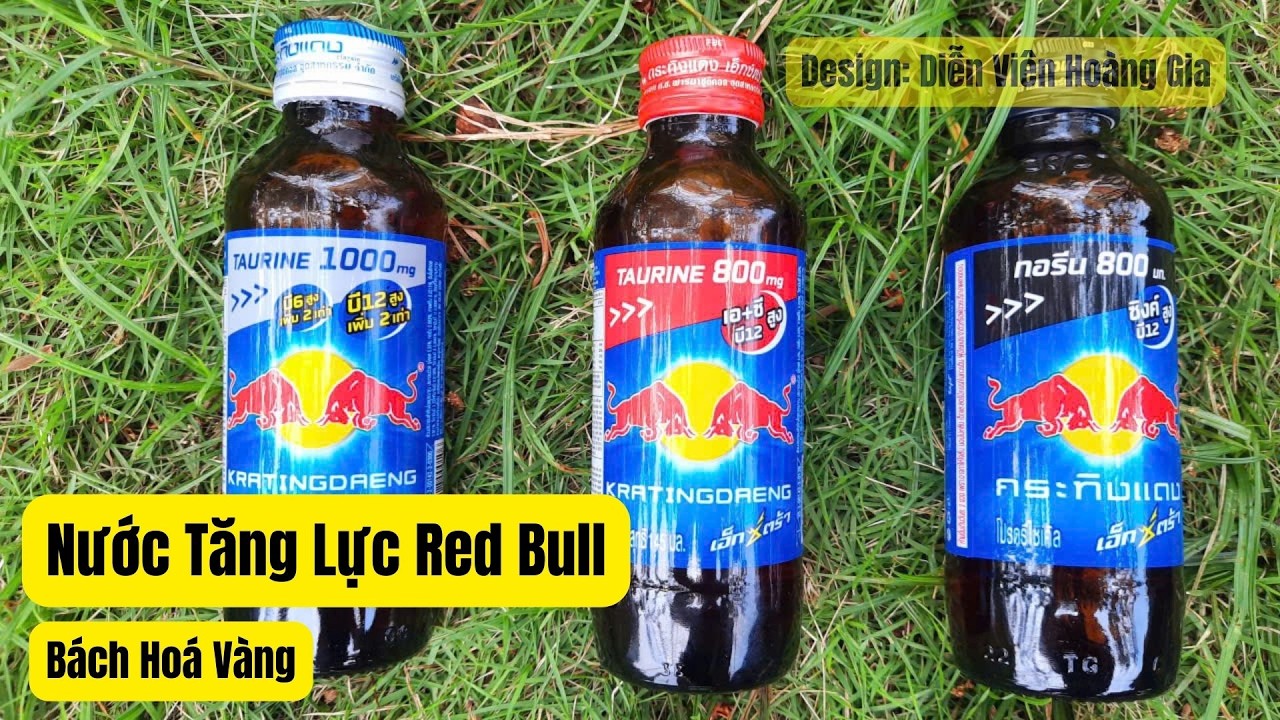 Nước Tăng Lực Red Bull - Phân Biệt 3 Loại Nước Tăng Lực Dạng Chai Thủy Tinh