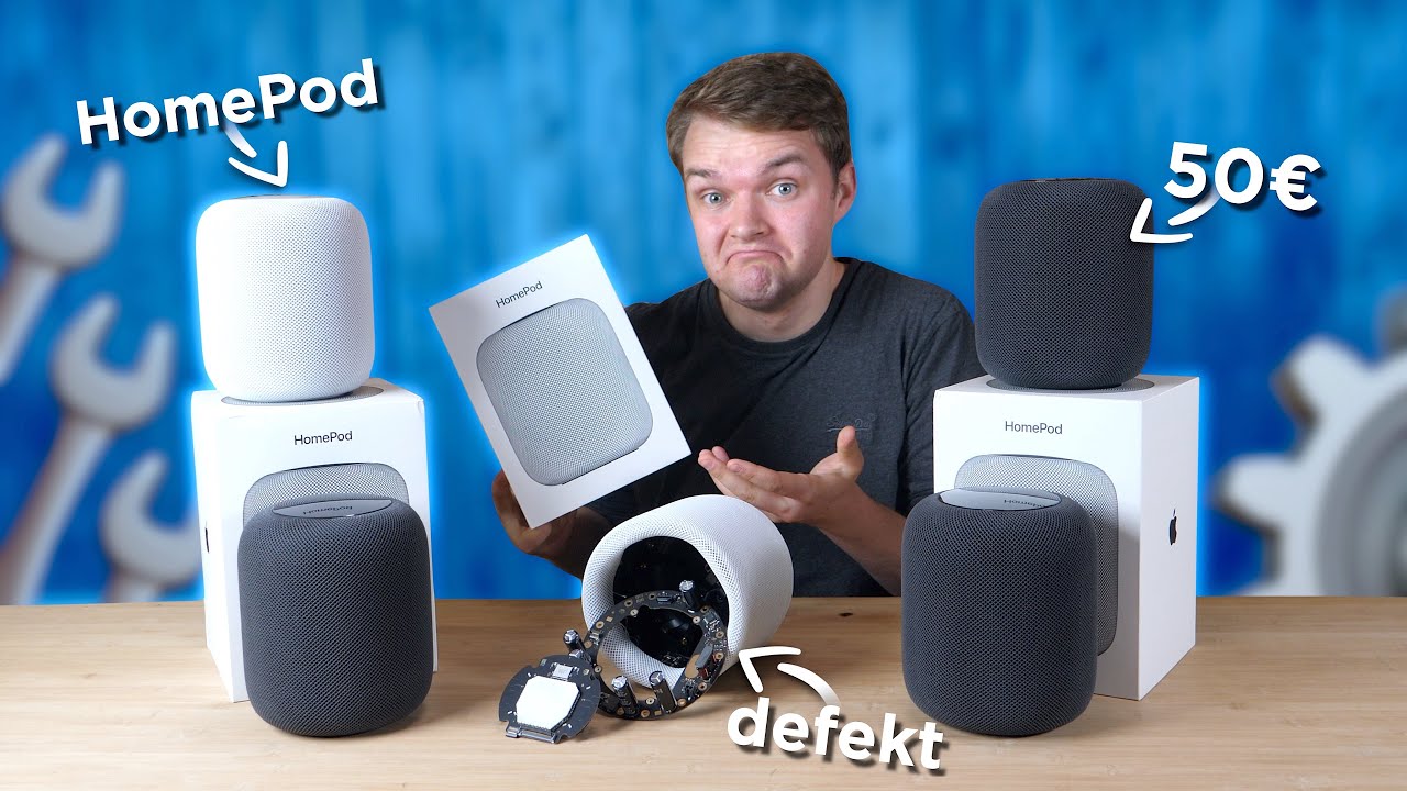 Kann ich 5 DEFEKTE Apple HomePods REPARIEREN?!