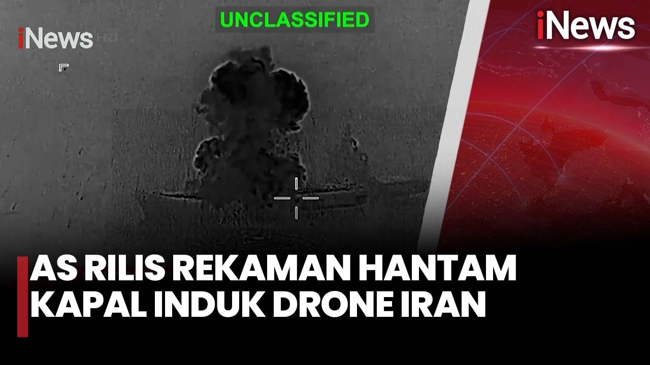 AS Rilis Rekaman Hantam Kapal Induk Drone Iran | iNews Prime 6/3