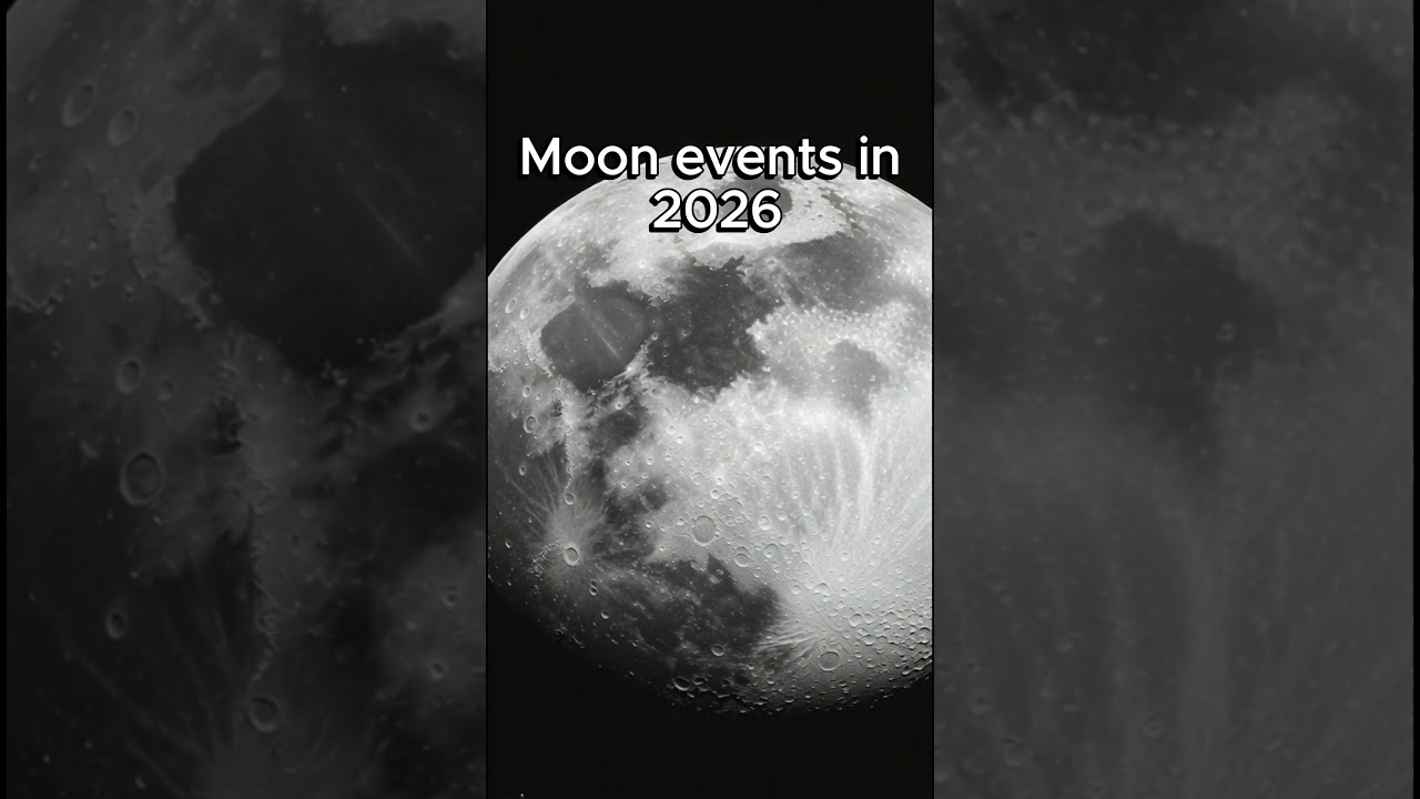 Moon Events In 2026 