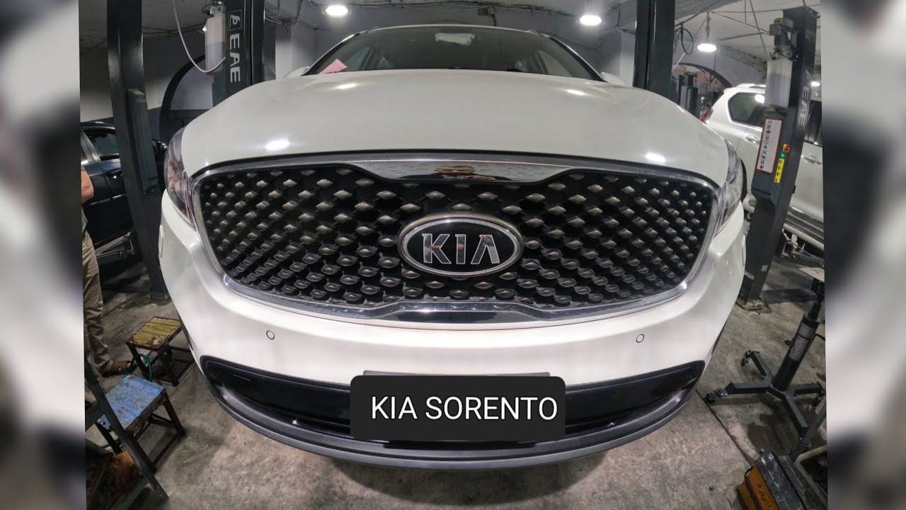 cambio de buje de barra estabilizadora - brazos de control ... kia sorento 2016 - 2020 .
