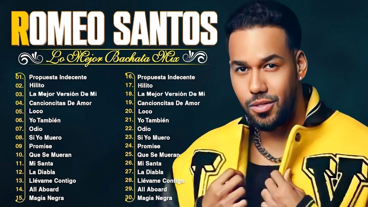 Romeo Santos ~ Greatest Hits Full Album ~ Romeo Santos Grandes Exitos ~ BACHATA MIX 2025