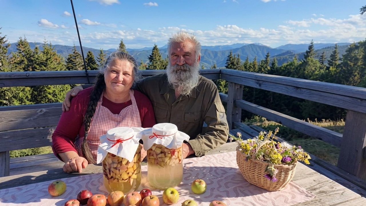 The Simple Yet Happy Mountain Life: Making Apple Vinegar & Repairing Old Shoes